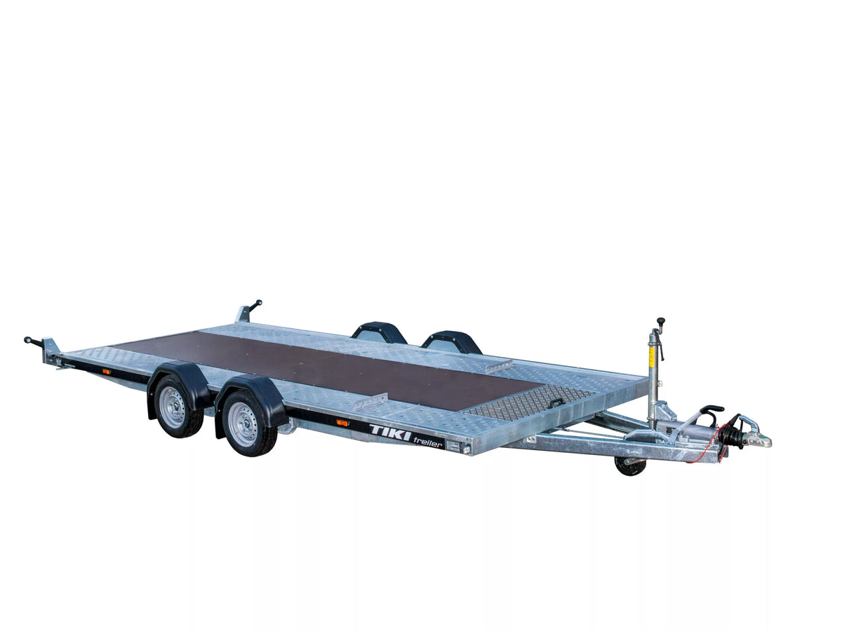 Tiki Auto 3500-DRB Car Transporter Trailer | 3500kg Heavy-Duty Car Trailer for Sale UK