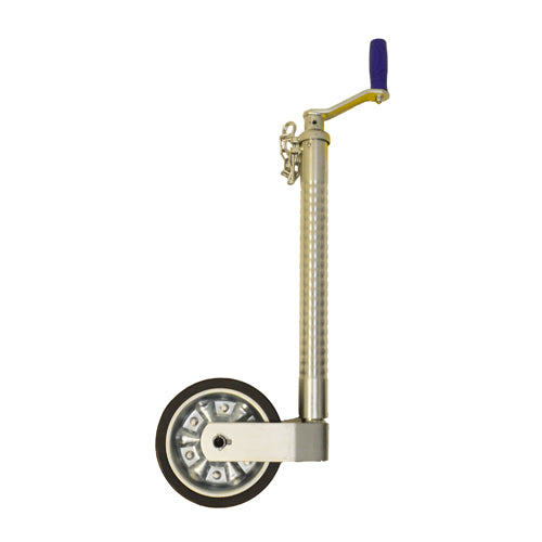 Heavy duty jockey wheel, 48mm ribbed