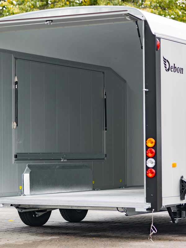 Debon C800 Box Trailer – Heavy-Duty, Twin Axle Braked Trailer for Commercial Use