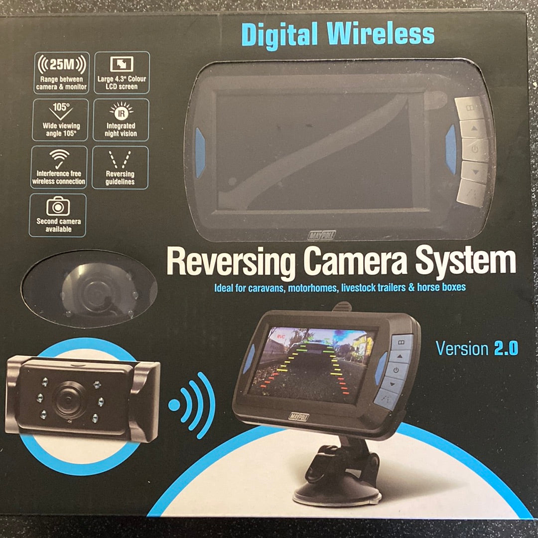 Wireless camera and display screen for Horse Trailer / Box