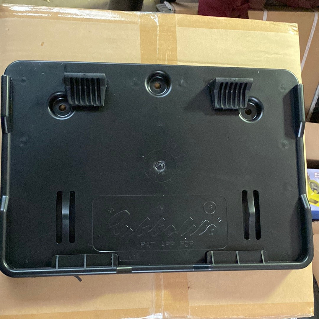 Trailer square number plate holder