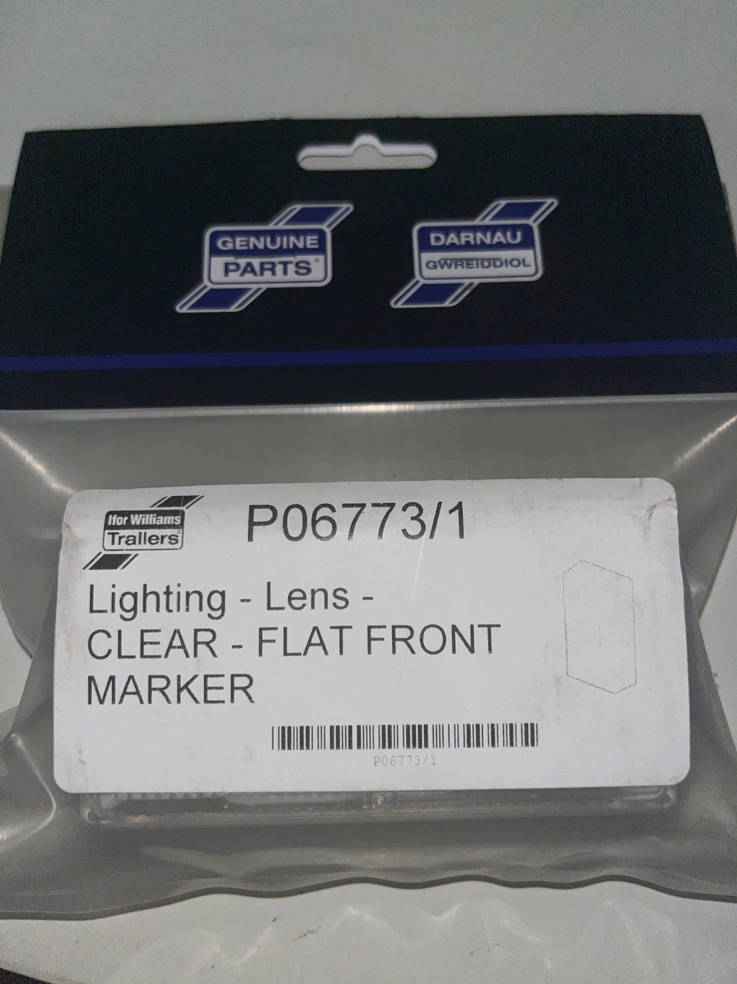 Ifor Williams clear flat front marker