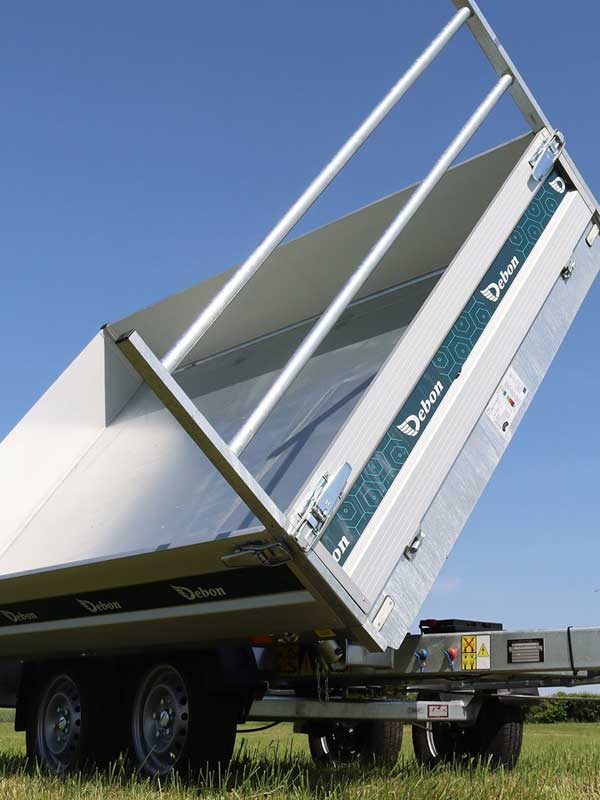 Debon PW2.4 Three Way Tipper Trailer