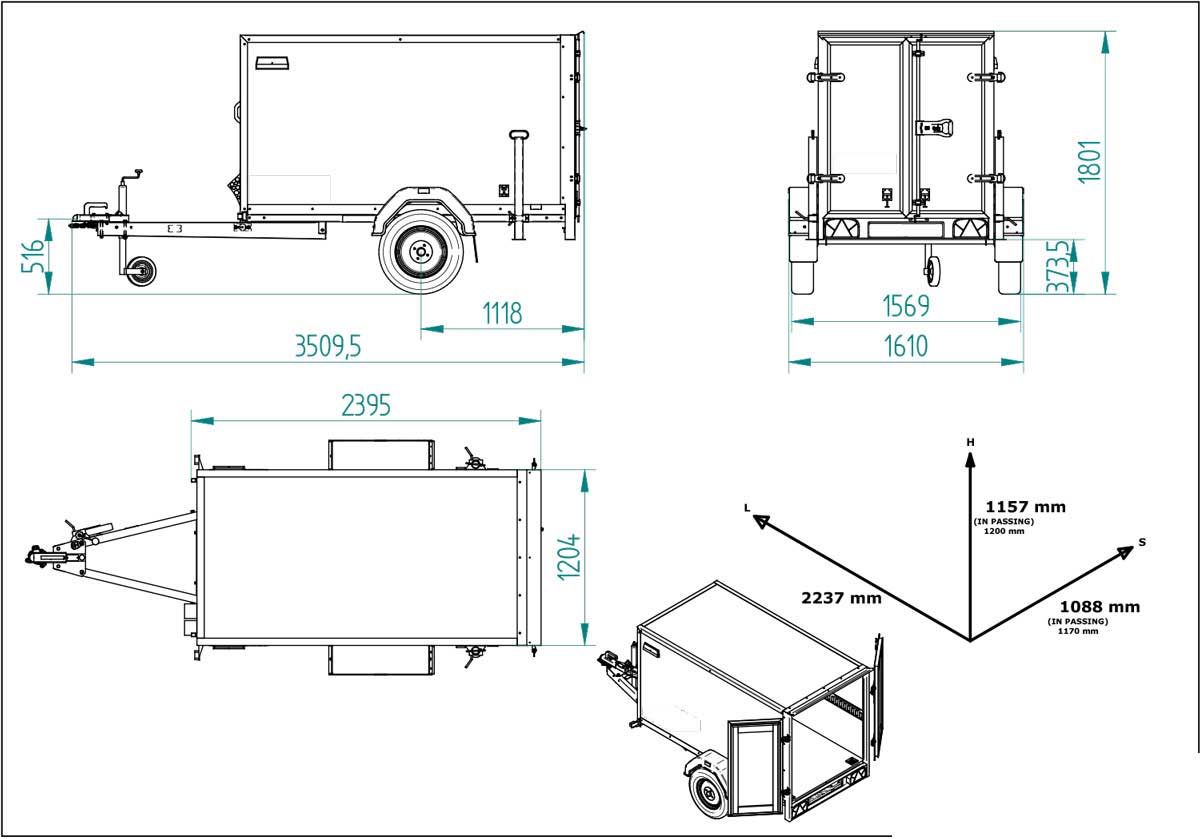 Debon C220 Box Trailer – Lightweight, Durable & Built for Performance