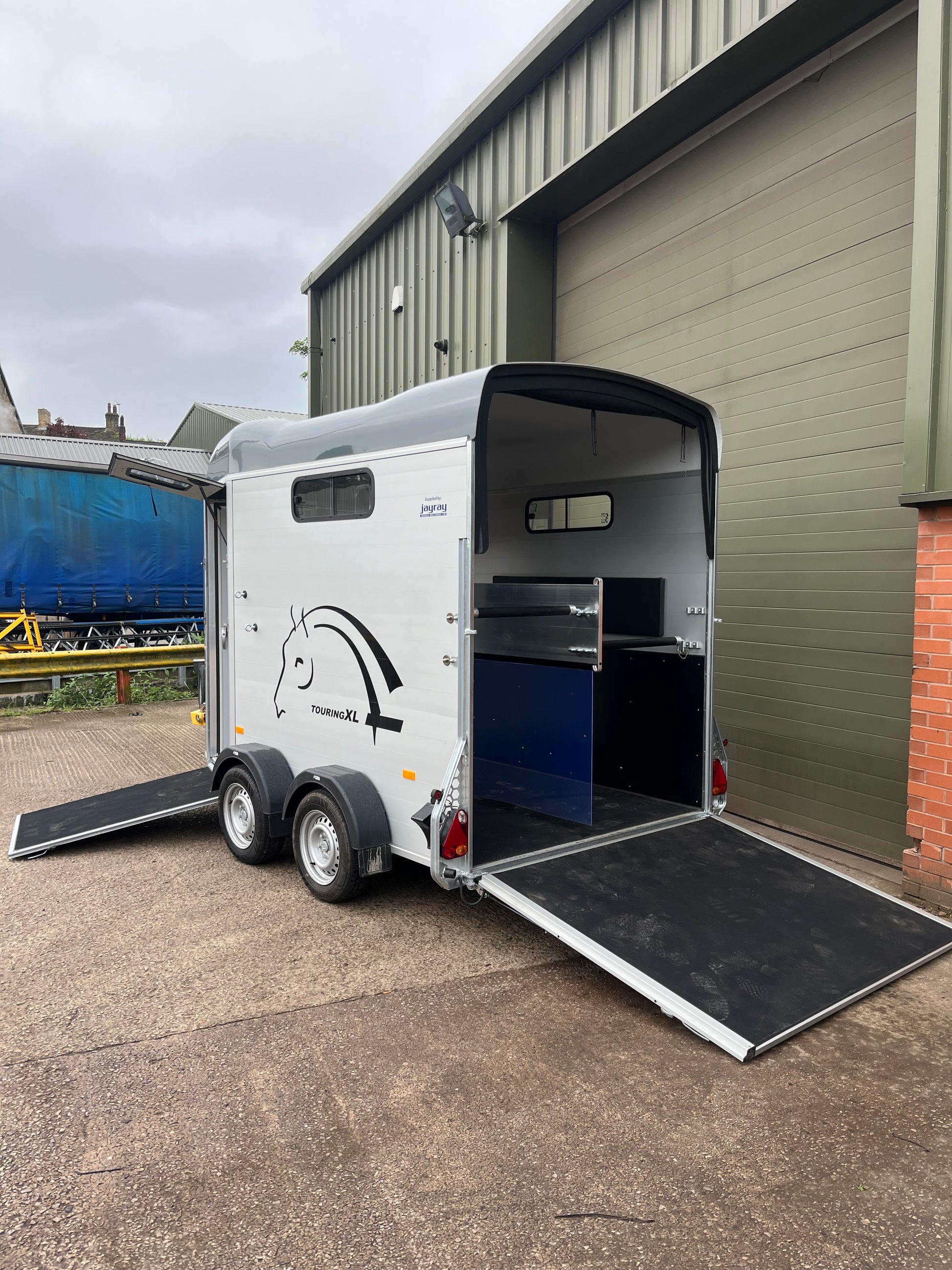 Cheval Liberté Touring XL Rear Ramp Open For Loading