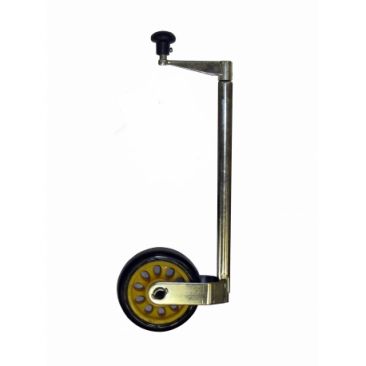 Maypole 48mm Jockey Wheel With Solid Rubber Wheel