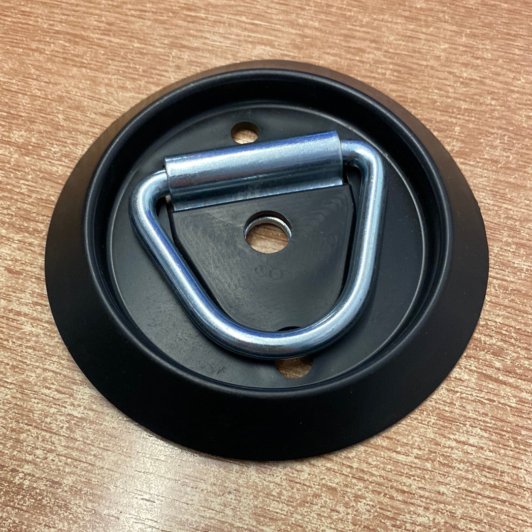 Surface mounted lashing/ tie ring ideal for horse trailer