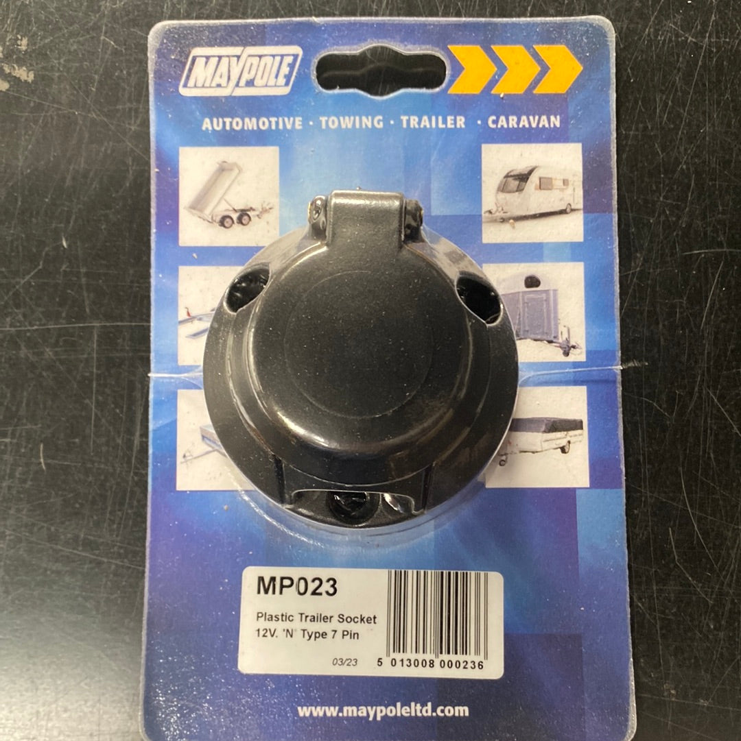 12V 7 pin trailer socket