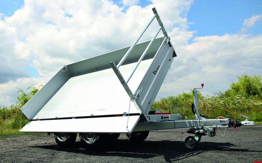 Debon 3 way electric tipping trailers.