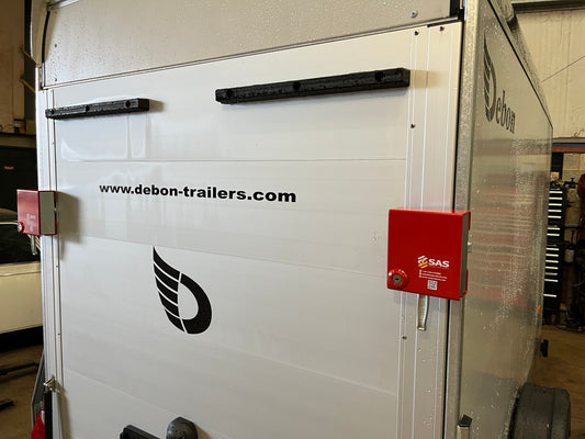 SAS rear door locks for Debon box trailers- matched pair