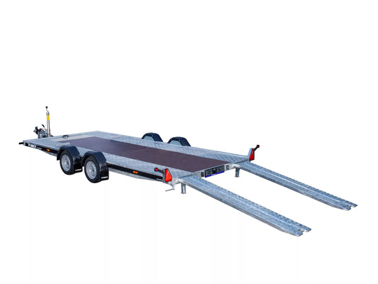 Tiki Auto 3500-DRB Car Transporter Trailer | 3500kg Heavy-Duty Car Trailer for Sale UK