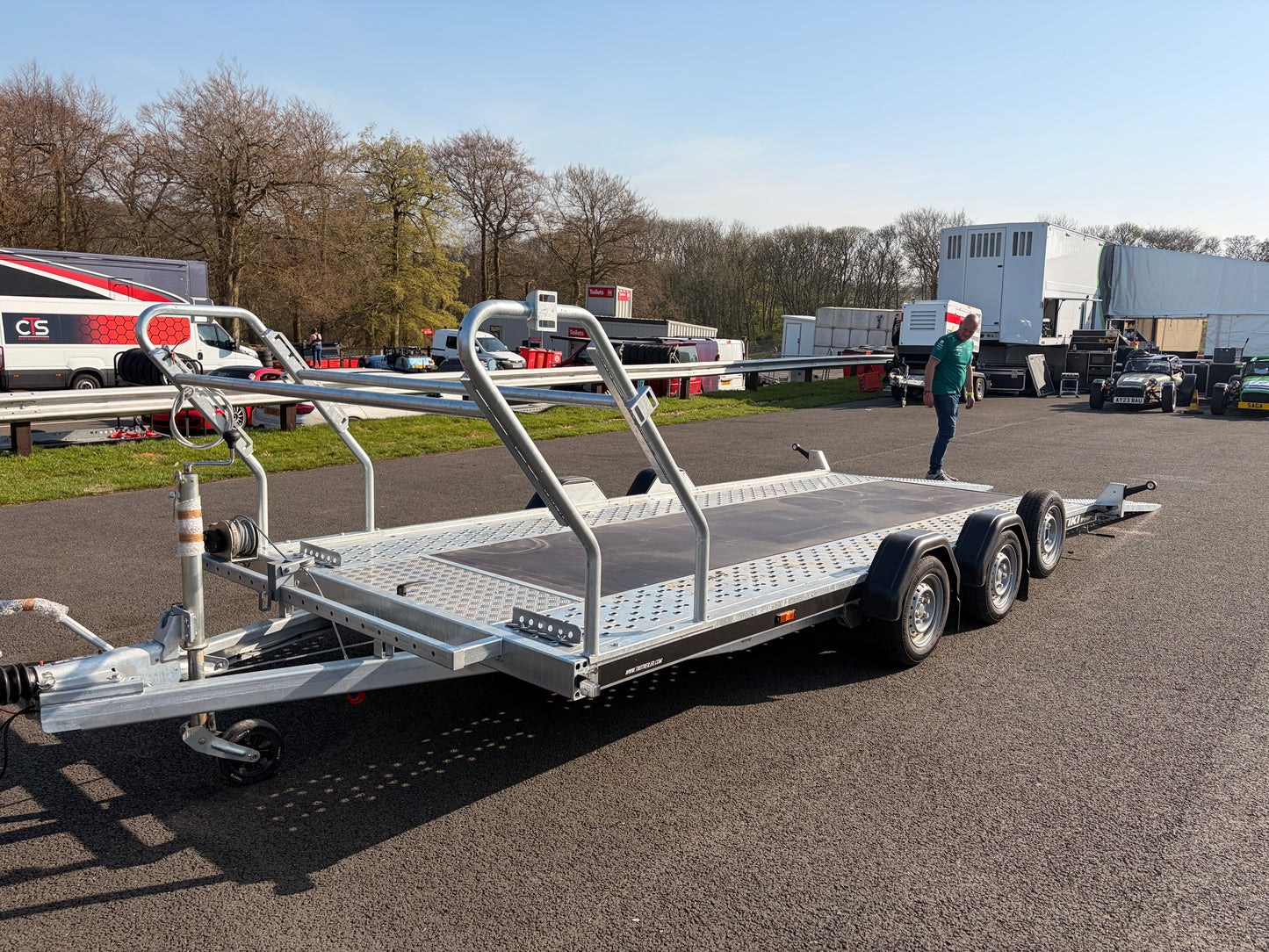 Tiki Car Transporter Trailer - Auto 2850 - DRB  | 2850kg Heavy-Duty Car Trailer for Sale UK
