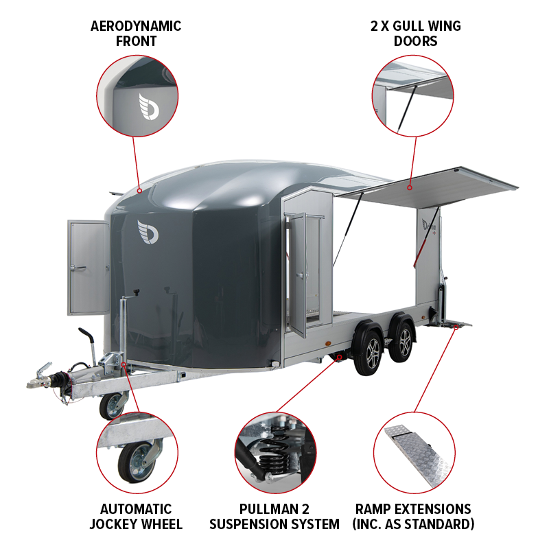Debon C1000 Car Transporter Enclosed Car Trailer