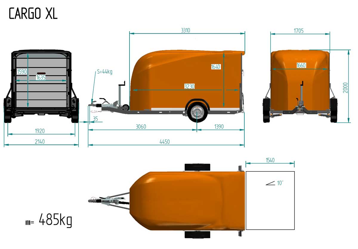 Debon Cargo XL Trailer – High-Capacity, Secure & Versatile Transport Solution