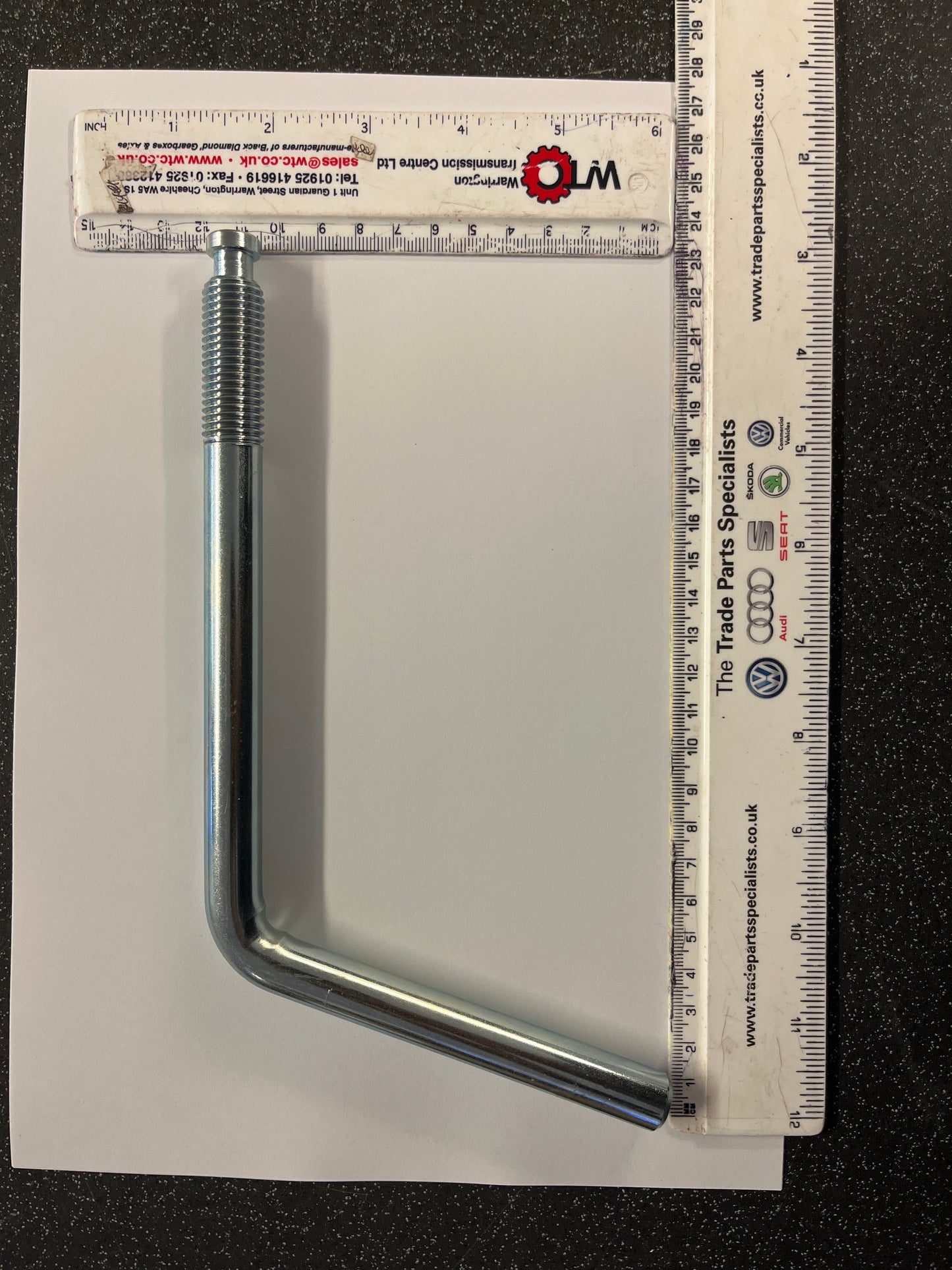 Jockey wheel handle - extra long.