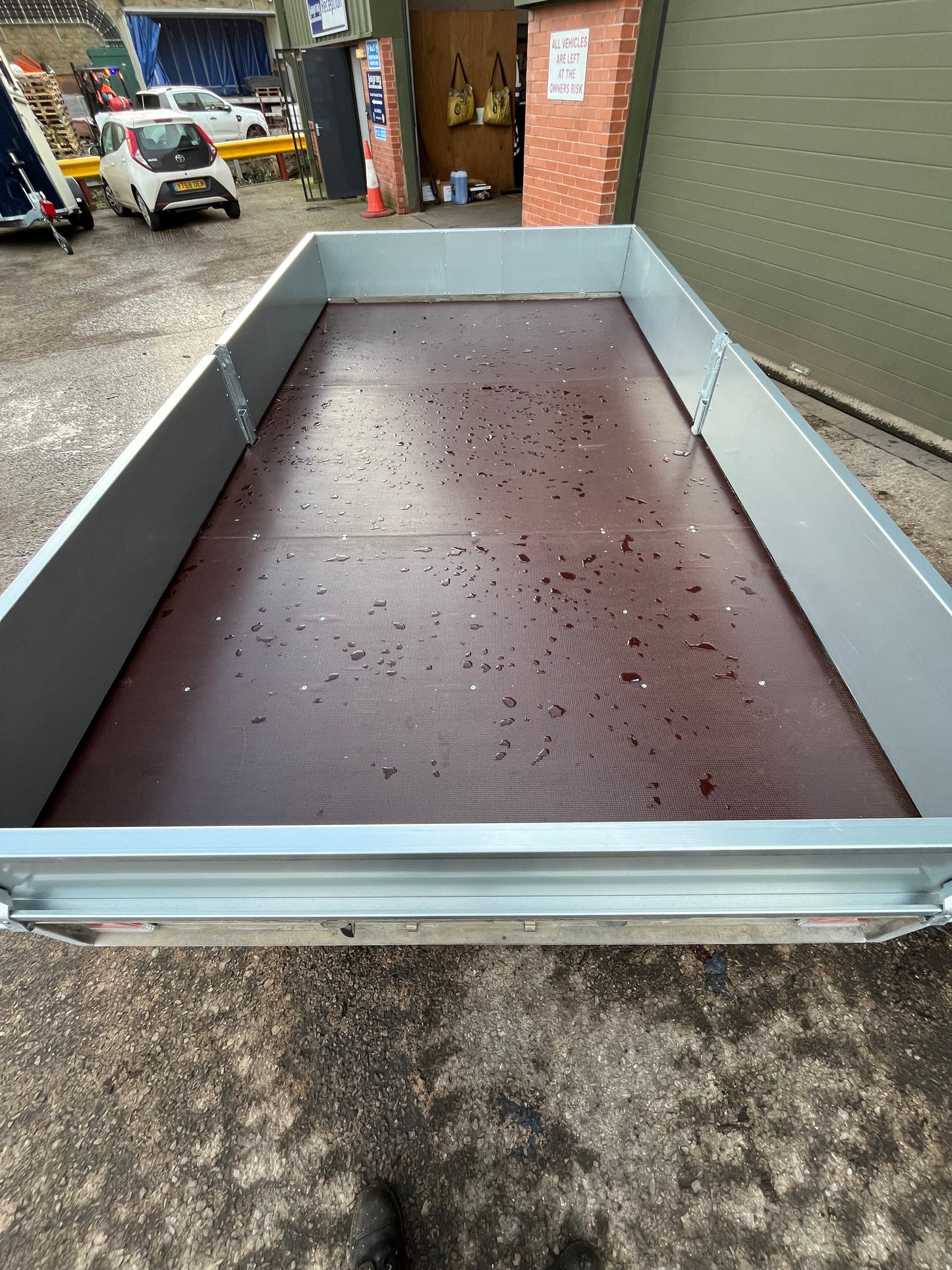 Ifor Williams LM126 12x6ft Flatbed Trailer. Twin axle with ramps.