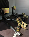Adjustable motorbike wheel chocks for Debon