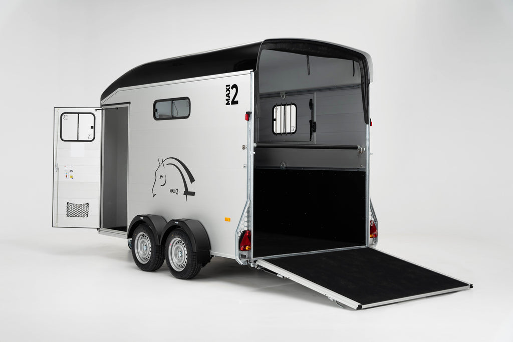 Interior of Cheval Liberté Maxi 2 Showing Herringbone Horse Area