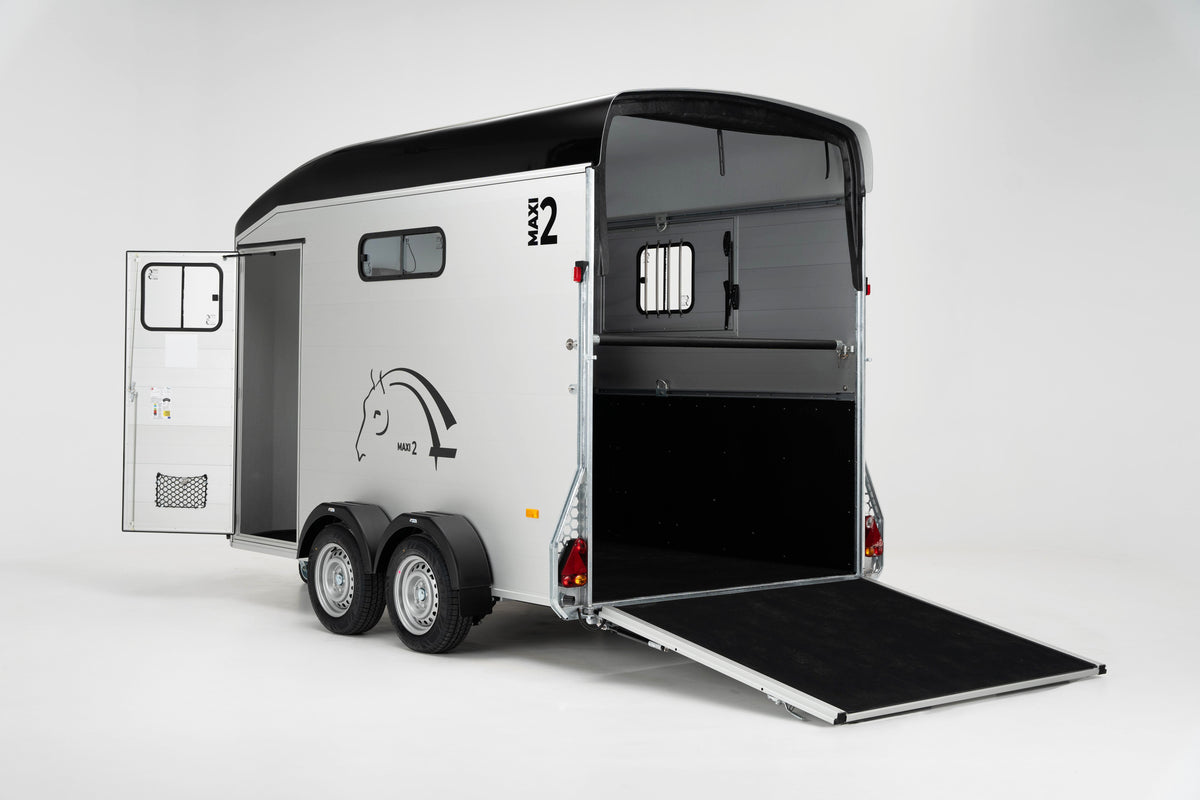 Interior of Cheval Liberté Maxi 2 Showing Herringbone Horse Area