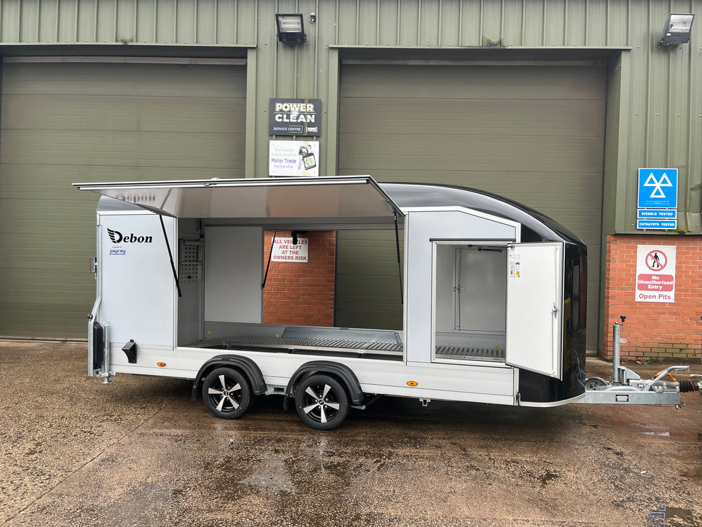 Debon C1000 Tilt-Bed Car Transporter with Open Gull Wings For Easy Access