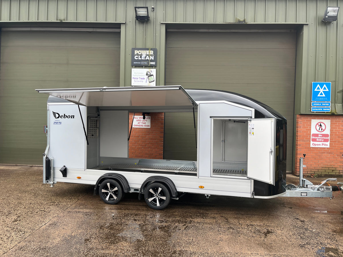 Debon C1000 Tilt-Bed Car Transporter with Open Gull Wings For Easy Access