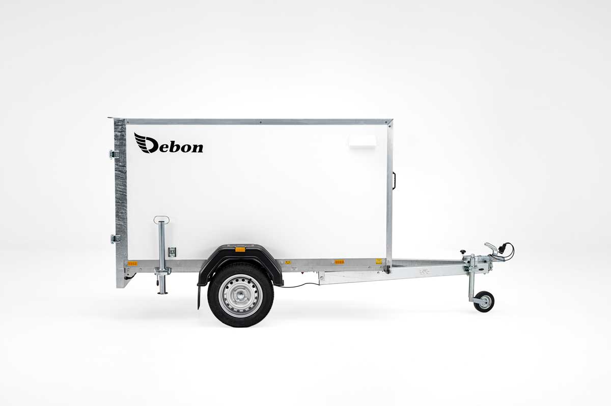 Debon C220 box trailer side view