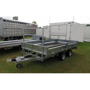 Indespension Braked 10'x5'6" Twin Axle Flatbed Trailer