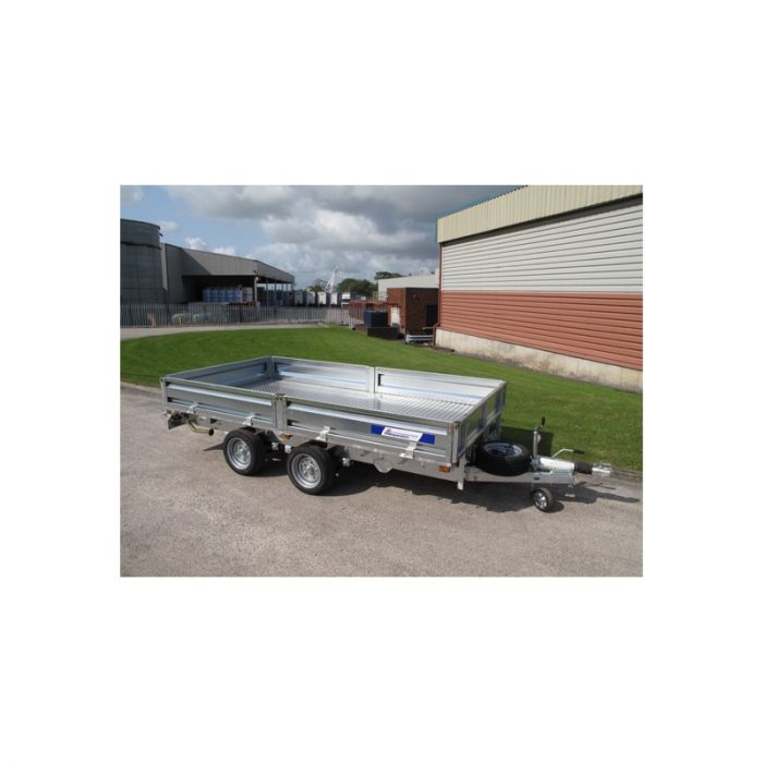 Indespension Braked 10'x6'6" Twin Axle Flatbed Trailer