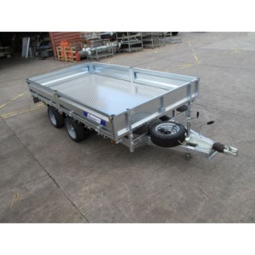 Indespension Braked 14'x6'6" Twin Axle Flatbed Trailer