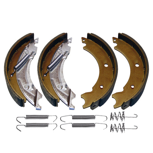 Trailer brake shoes and fitting springs