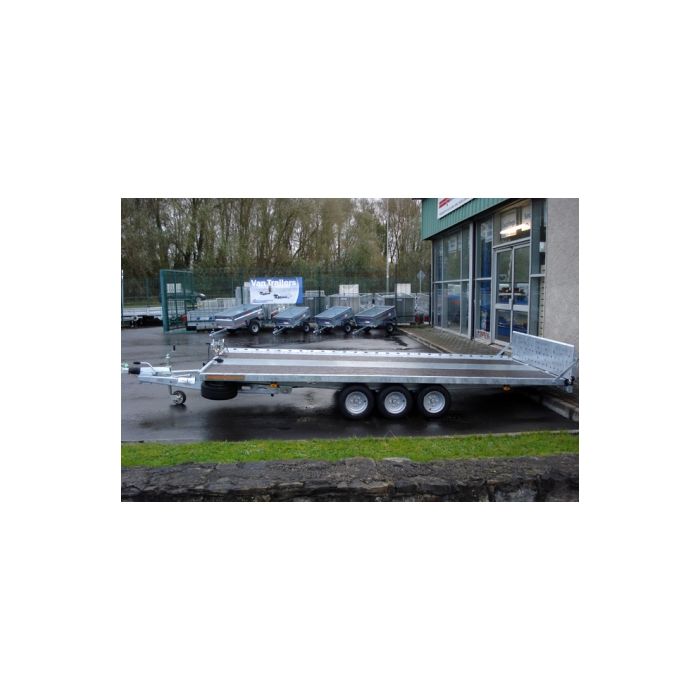 Indespension 15'9"x6'8" Triple Axle Tiltdeck Car Transporter Trailer
